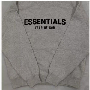 Essentials Fear Of God Hoodie Dark Oatmeal X-Small Oversized NWT 100% Authentic
